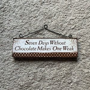 Decorative wall hanging - Chocolate lovers